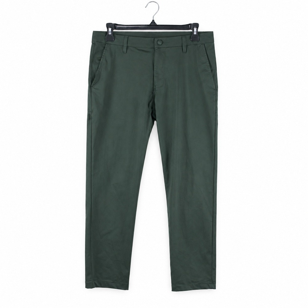 Rhone Commuter Pants Mens 32 Dark Olive Green Stretch Performance Trousers